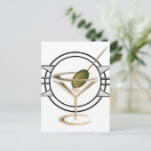 Carte postale Cocktail Art déco (Debout devant)