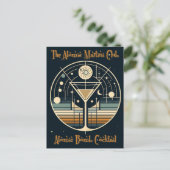 Carte Postale Cocktail bombe atomique du Martini Club (Debout devant)