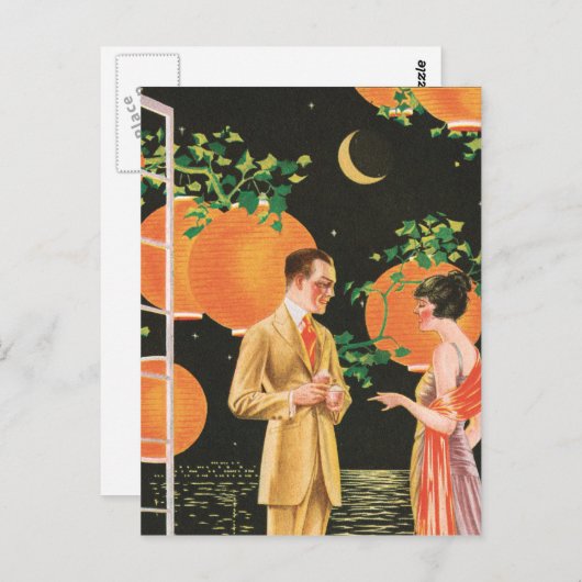 Carte Postale Cocktail Conversations (Devant / Derrière)