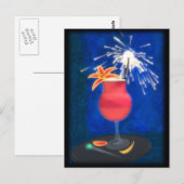 Carte Postale Cocktail: Joyeux dragon (Devant / Derrière)