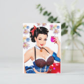 Carte Postale Cocktail Party Girl Thunder_Cove (Debout devant)