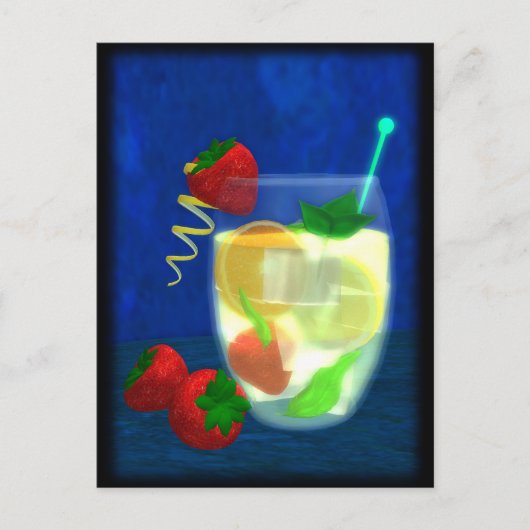 Carte Postale Cocktail: Pimm's No.1 (Devant)