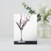 Carte Postale Cocktail rose (Debout devant)