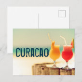 Carte Postale Cocktails de Curaçao (Devant / Derrière)