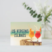 Carte Postale cocktails des îles Vierges américaines (Debout devant)