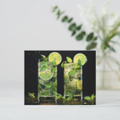 Carte Postale Cocktails Mojito (Debout devant)
