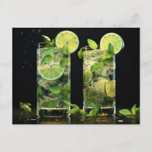 Carte Postale Cocktails Mojito