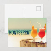 Carte Postale Cocktails Montserrat (Devant / Derrière)