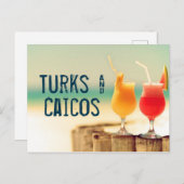 Carte Postale Cocktails Turks & Caicos (Devant / Derrière)