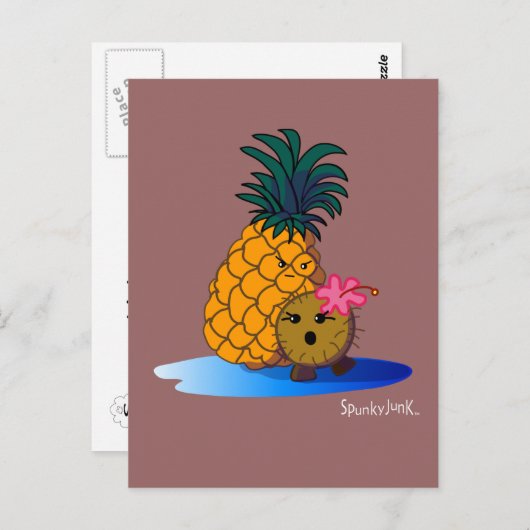 Carte postale Coco & Badappy (Devant / Derrière)