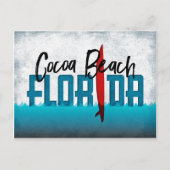 Carte postale Cocoa Beach Floride Surboard (Devant)