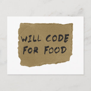 Carte Postale Code Alimentaire