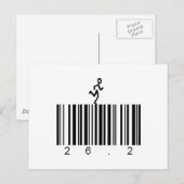 Carte Postale Code barre 26.2 (Devant / Derrière)