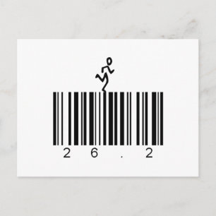 Carte Postale Code barre 26.2