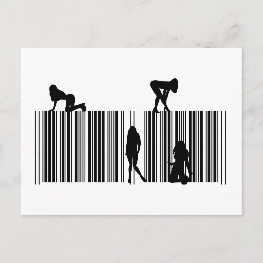 Carte Postale Code barre de rêve (Devant)