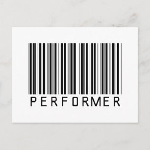 Carte Postale Code barre d'exécution
