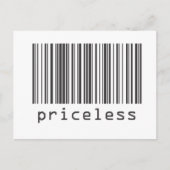 Carte Postale Code barre - Inestimable (Devant)