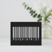 Carte Postale Code-barre psychiatrique (Debout devant)