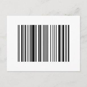 Carte Postale Code-barres
