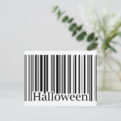 Carte Postale Code-barres Halloween (Debout devant)