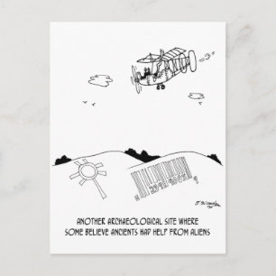 Carte Postale Code-barres Petroglyph