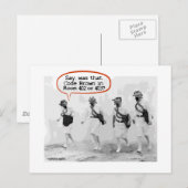 Carte Postale Code Brown pour les infirmières (Devant / Derrière)