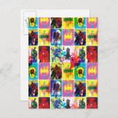 Carte Postale Code couleur Batman Motif 2 (Devant / Derrière)