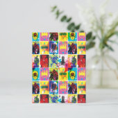 Carte Postale Code couleur Batman Motif 2 (Debout devant)