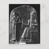 Carte Postale Code de Hammurabi, haut de la stèle (Devant)