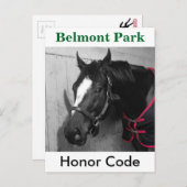 Carte Postale Code d'honneur (Devant / Derrière)