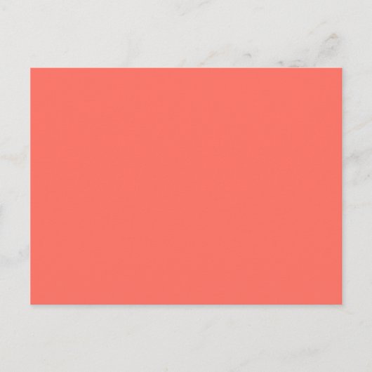 Carte Postale Code hexadécimal de corail FF6F61 (Devant)