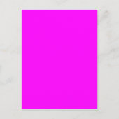 Carte Postale Code hexadécimal rose néon FF00FF (Devant)
