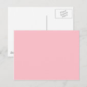 Carte Postale Code hexadécimal rose pâle ffc0cb (Devant / Derrière)