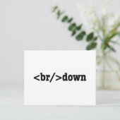Carte Postale code HTML (Debout devant)