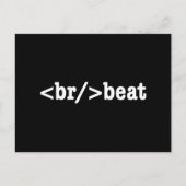 Carte Postale code HTML breakbeat (Devant)