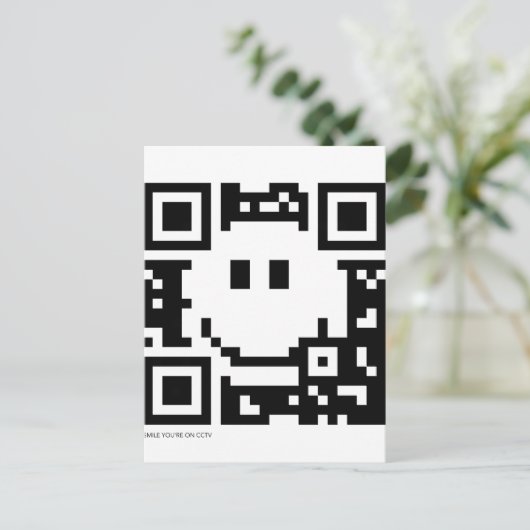 Carte Postale Code QR (Debout devant)