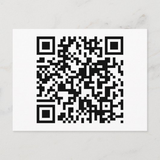 Carte Postale Code QR (Devant)