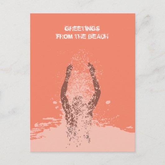 Carte Postale Code QR de l'homme de grunge monochrome frais avec (Devant)