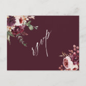 Carte Postale Code QR de réponse pour un mariage romantique d'au (Devant)
