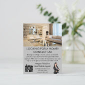 Carte Postale Code QR du marketing immobilier professionnel élég (Debout devant)