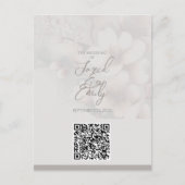 Carte postale Code QR faire-part de mariage (Devant)