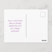 Carte Postale Code QR instantané avec votre URL de site Web | Po (Dos)