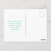 Carte Postale Code QR modifiable Générer votre propre code | Ver (Dos)
