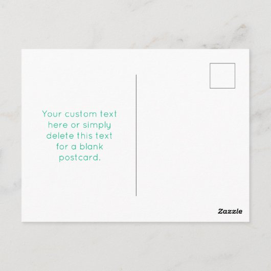 Carte Postale Code QR modifiable Générer votre propre code | Ver (Dos)