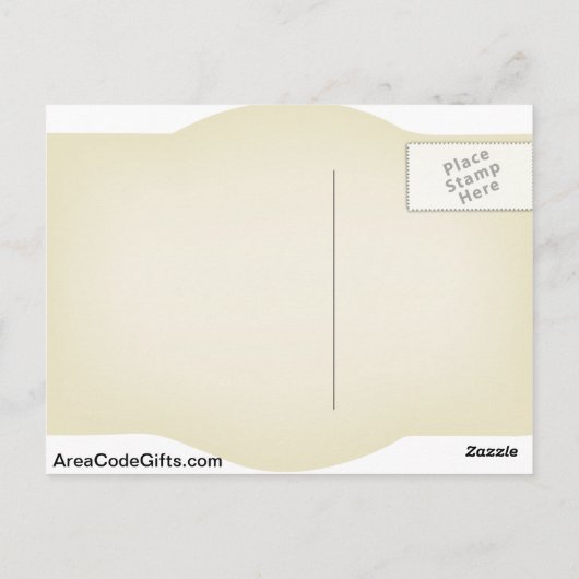 Carte Postale Code régional 710 (Dos)