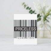 Carte Postale code upc sans prix (Debout devant)