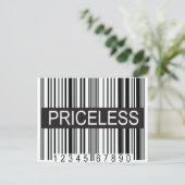 Carte Postale code upc sans prix (Debout devant)