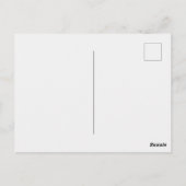 Carte postale Coder noir - Personnalisable (Dos)