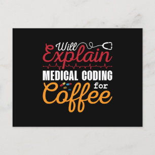 Carte Postale Codeur Médicale Codage Médicale Café Codage ICD