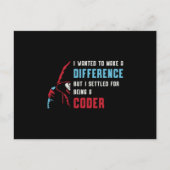 Carte Postale Codeur Médicale Etant Un Codeur Codeur ICD Coder C (Devant)